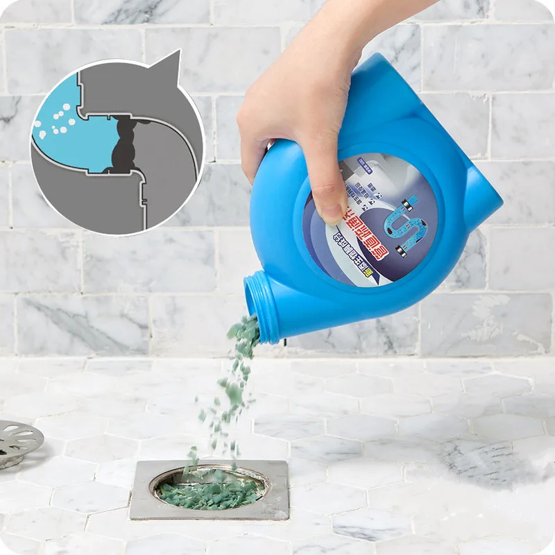 

600g Efficient Sewer Pipe Unblocker Kitchen Sink Hair Drain Remover Sewer Drain Cleaning Toilet Deodorant