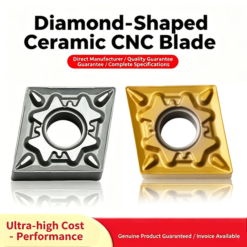 Diamantförmige Cermet-Drehwendeplatten CNMG120404-HQ CNMG120408-HQ Spezialisiert für die Stahlbearbeitung