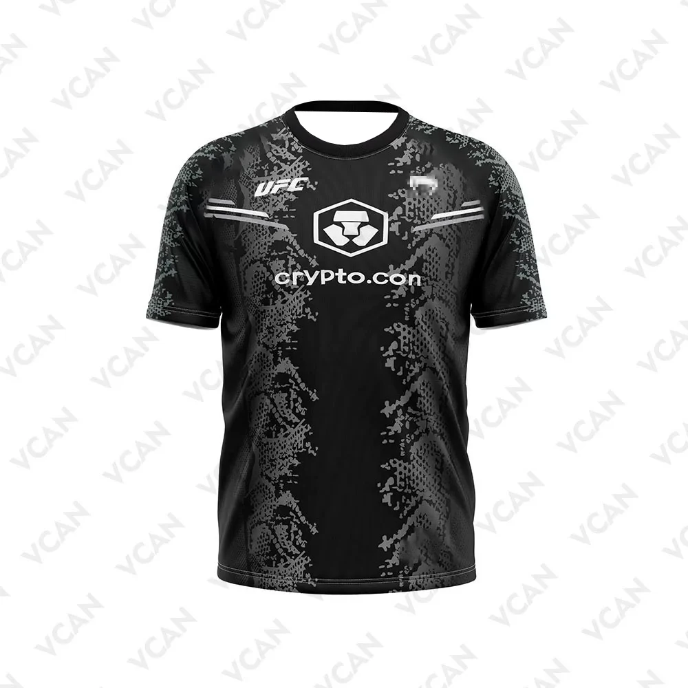 Sportswear Tshirt Men's Venom UFC Printed T-Shirt Comfortable Breathable Sweat Absorbing Race Top Boxing Apparel Running Short Sleeves