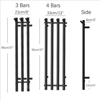 ราวแขวนผ้าเช็ดตัวไฟฟ้าในห้องน้ำ 3/4 ราว พร้อมระบบทำความร้อนในตัว ตั้งเวลาได้ ควบคุมด้วยระบบสัมผัส 2