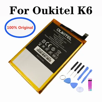New 100% Original 3.85V 6300mAh Phone Battery For Oukitel K6 K 6 High Quality Replacement Bateria Batteries With Tools Kits