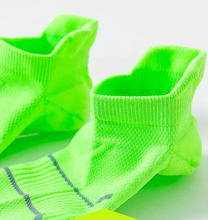 2022Women Socks Running Elastic  Socks Sweat-absorbing Shock Absorption Non-slip Ankle Protection Mesh Breathable Sports Socks