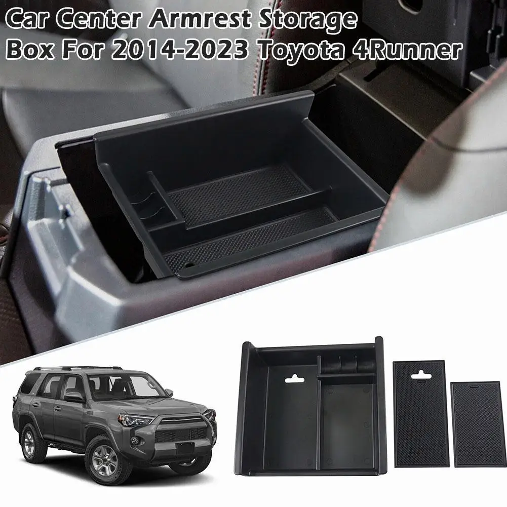 

for Toyota 4Runner 2010 2011 2012 2013 2014 - 2020 Console Armrest Box Storage Box Phone Holder Organizer Case Car Accessories