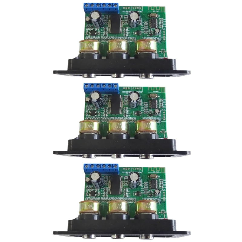 

3X Mini Bluetooth 5.0 Power Amplifier Stereo 2X26W 8 Ohm Speaker Sound Amplifier Treble Bass Tone Adjustment