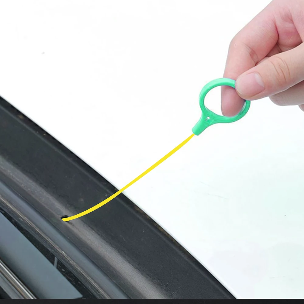 230cm Car Drain Dredge Cleaning Scrub Brush Auto Sunroof Long Hoses Detailing Cleaning Tool Spiral Brush Drain Cleaner