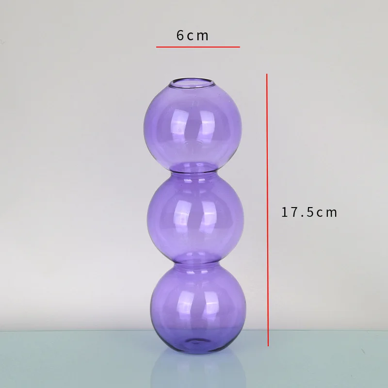 Nordic Glass Vase Decorative Home Accessory & Gift