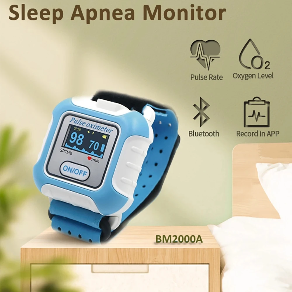 sleep-apnea-monitor-wrist-pulse-heart-rate-oximeter-bluetooth-sleep-apnea-tester-for-apnea-and-hypopnea-monitoring-with-software