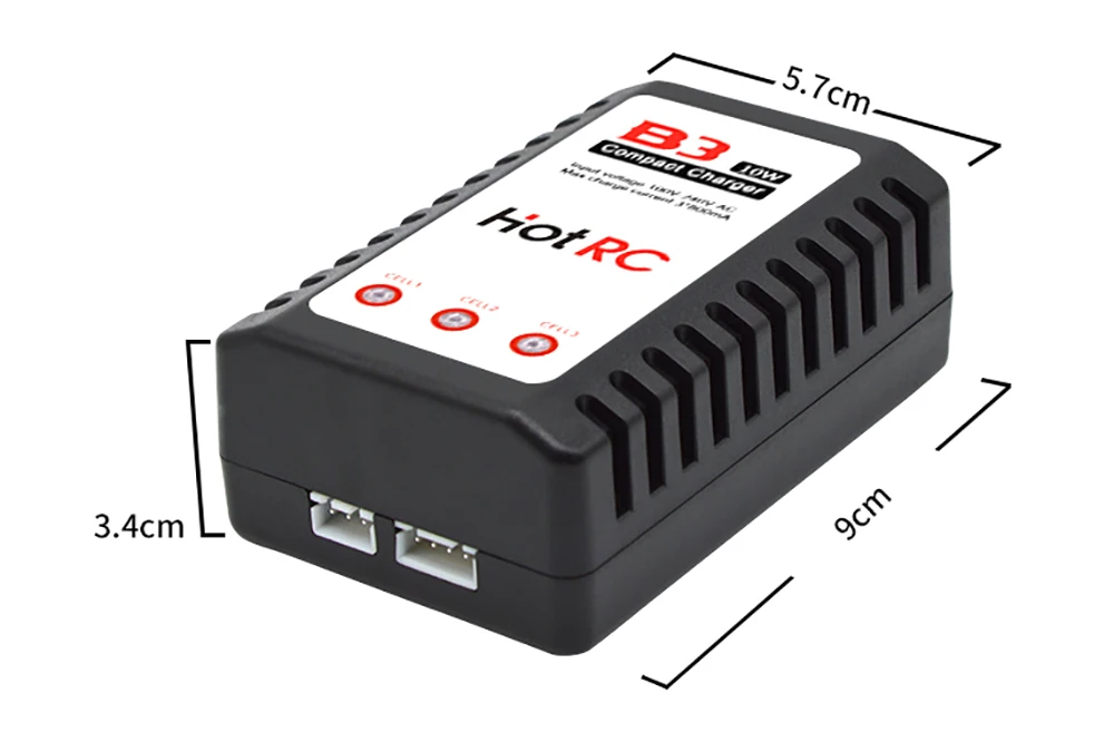 HotRC A400/B3 10W Chargeur Lipo 2S-4S 40W/10W EU/US