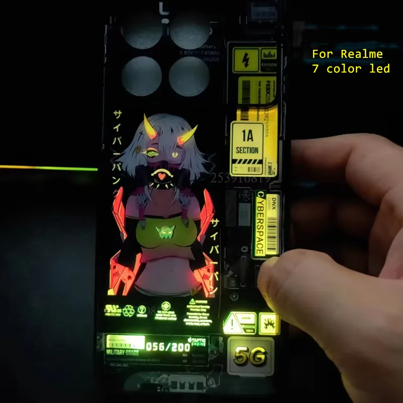 Illuminate LED Flash Case: Shining Anime Cover