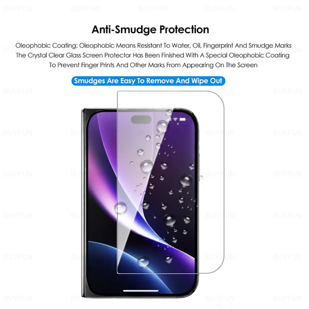 Enhanced Back Protective Glass Cover - Premium Tempered Outer Screen Protector