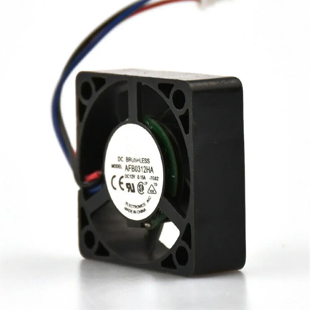서버 사각 냉각 선풍기 쿨러, AFB0312HA, 12V, 0.15A, 3 핀, 30x30x10mm