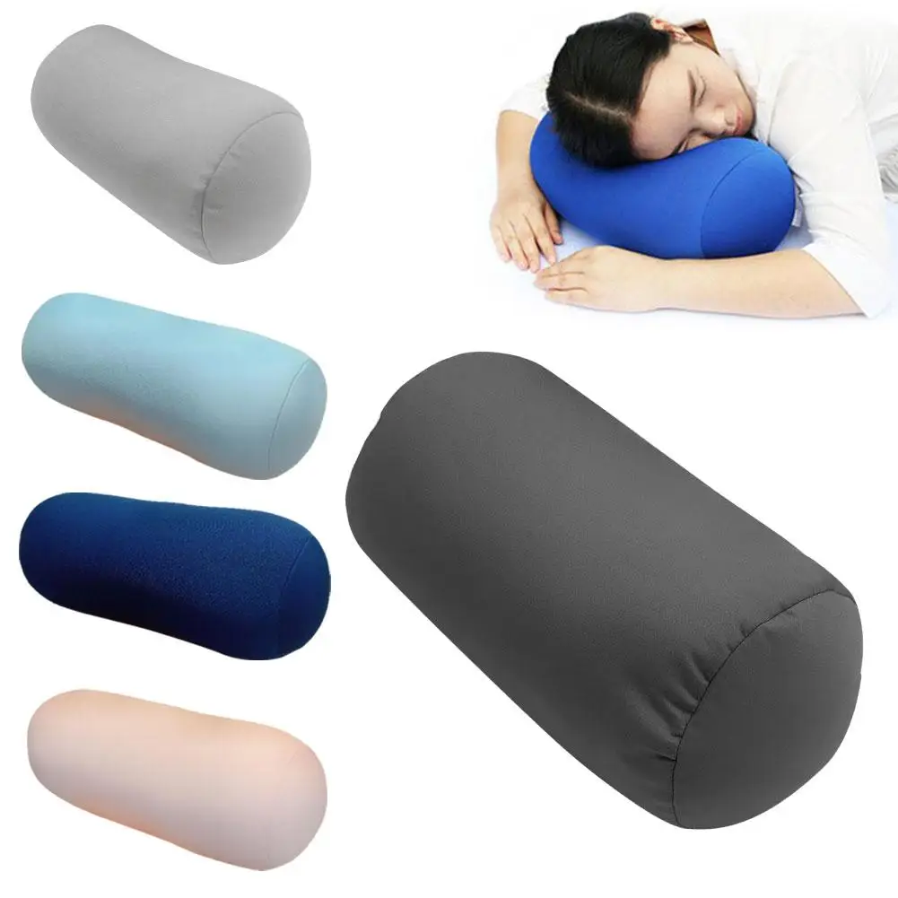 

Solid Soft Pillow Cylindrical Solid Pillow For Office Nap Pillow Multifunctional Pillow Neck And Waist T5d6