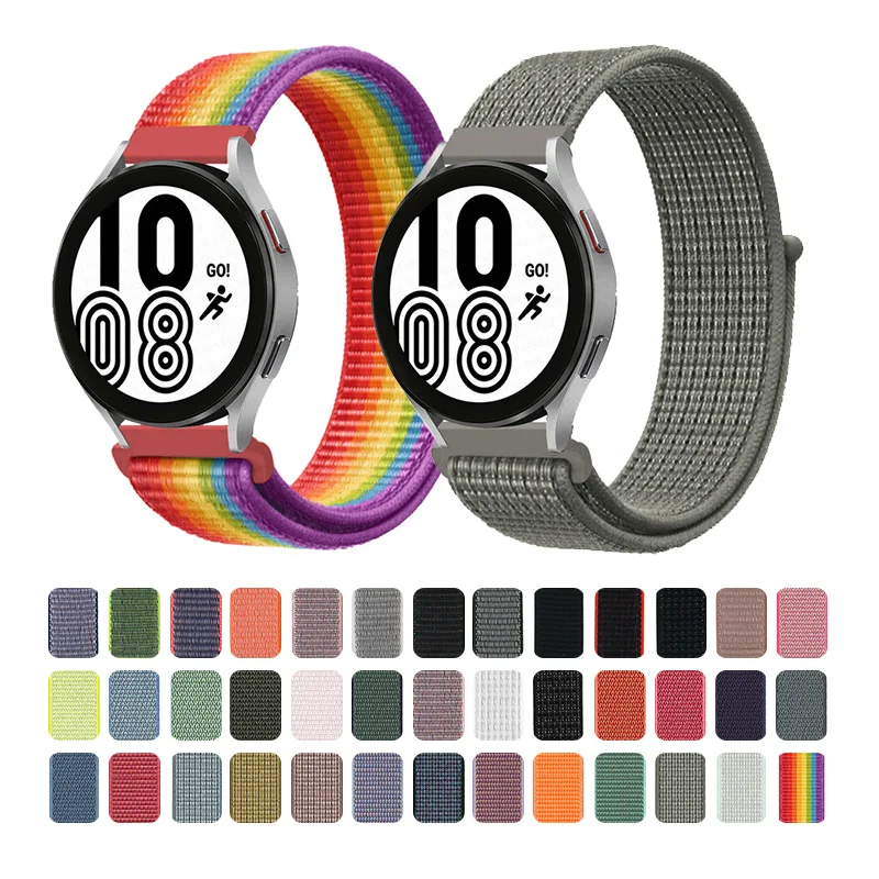 NylonLoopBandparaSamsungGalaxyWatchPulseiraCorreaHuaweiWatch