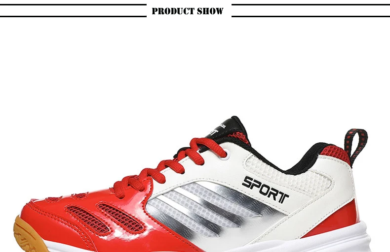 Description Picture 3 of itemMen Badminton Shoes Table Tennis Shoes Volleyball Shoes Sport Sneakers Anti Skid Plus Big Size 47 48 49