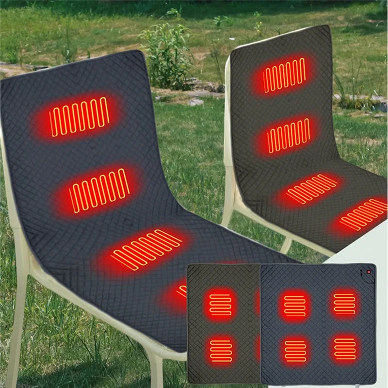 Supplies USB Powered Seat Cushion Portable Heated Chair Cushion+Intelligent Temperature Control For Camping Home L+B Easy To Use