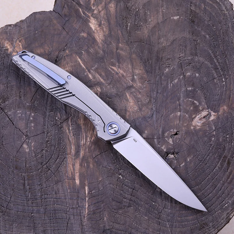 Green thorn Lee quick opening folding knife VG10 blade titanium alloy handle camping outdoor survival fruit EDC tool 2