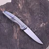 Green thorn Lee quick opening folding knife VG10 blade titanium alloy handle camping outdoor survival fruit EDC tool 2