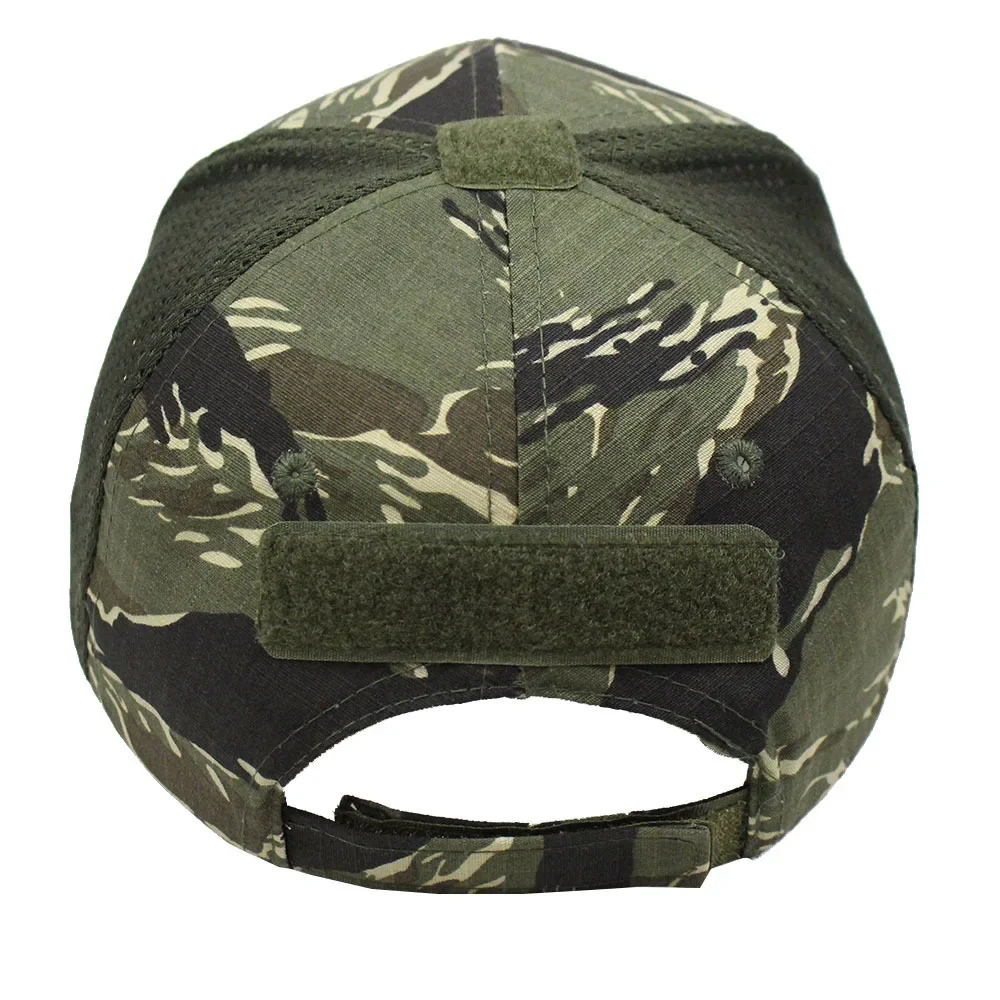 Men's Camo Seals Skull Tactical Baseball Caps for Women Summer Airsoft Military Outdoor Mesh Snapback Cap Sun Visor Trucker Hats images - 6