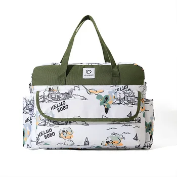 Nuova borsa per mamma in tessuto Oxford impermeabile, borsa da viaggio di grande capacità, borsa a tracolla multifunzionale da donna 1