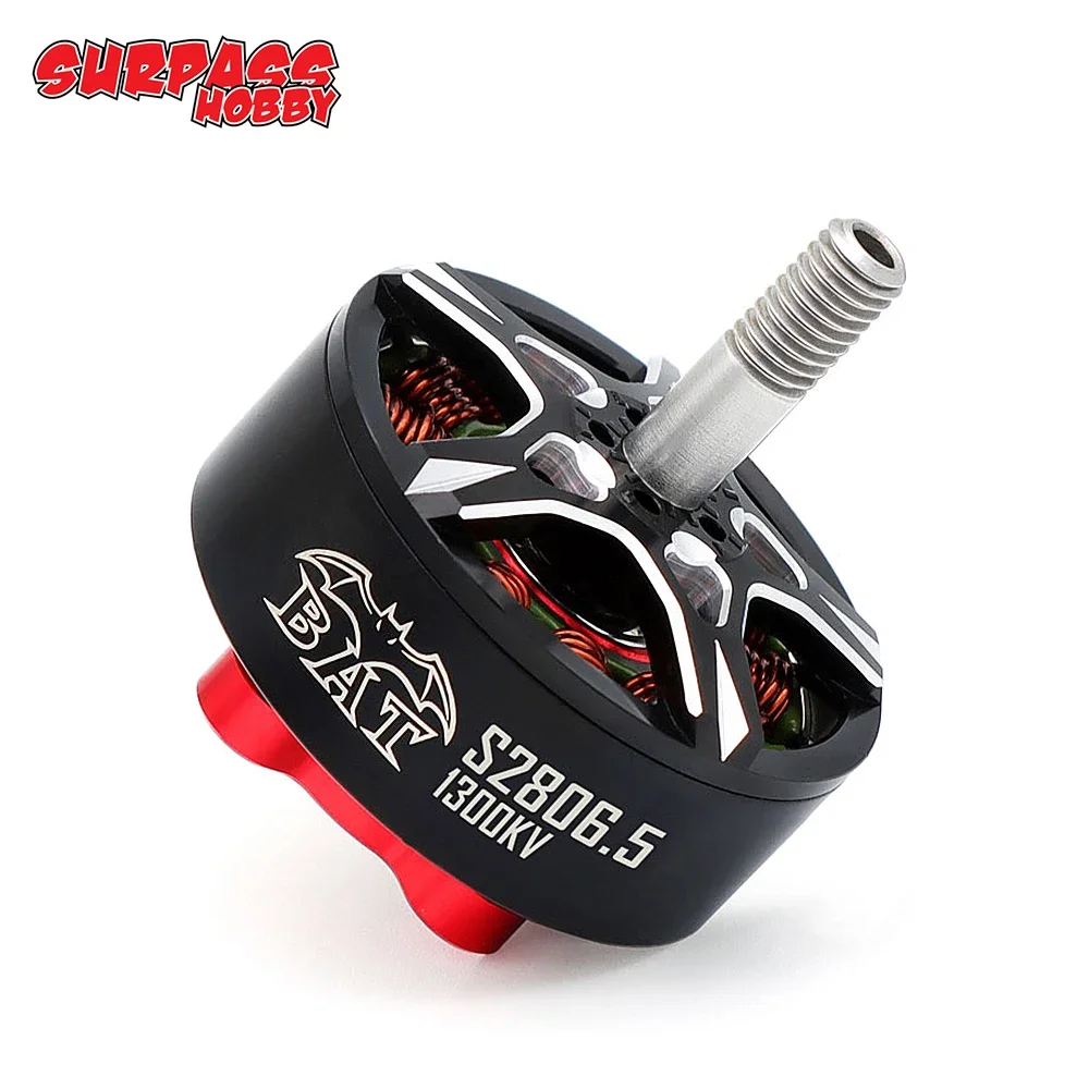 

Surpass Hobby S2806.5 2806.5 1300KV / 1700KV Brushless Motor compatible 6 inch 7 inch propeller 4-6S For RC FPV Racing Drone