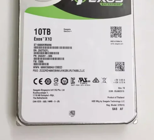 For ST10000NM0096 10T SAS 256M 12G NAS server hard drive