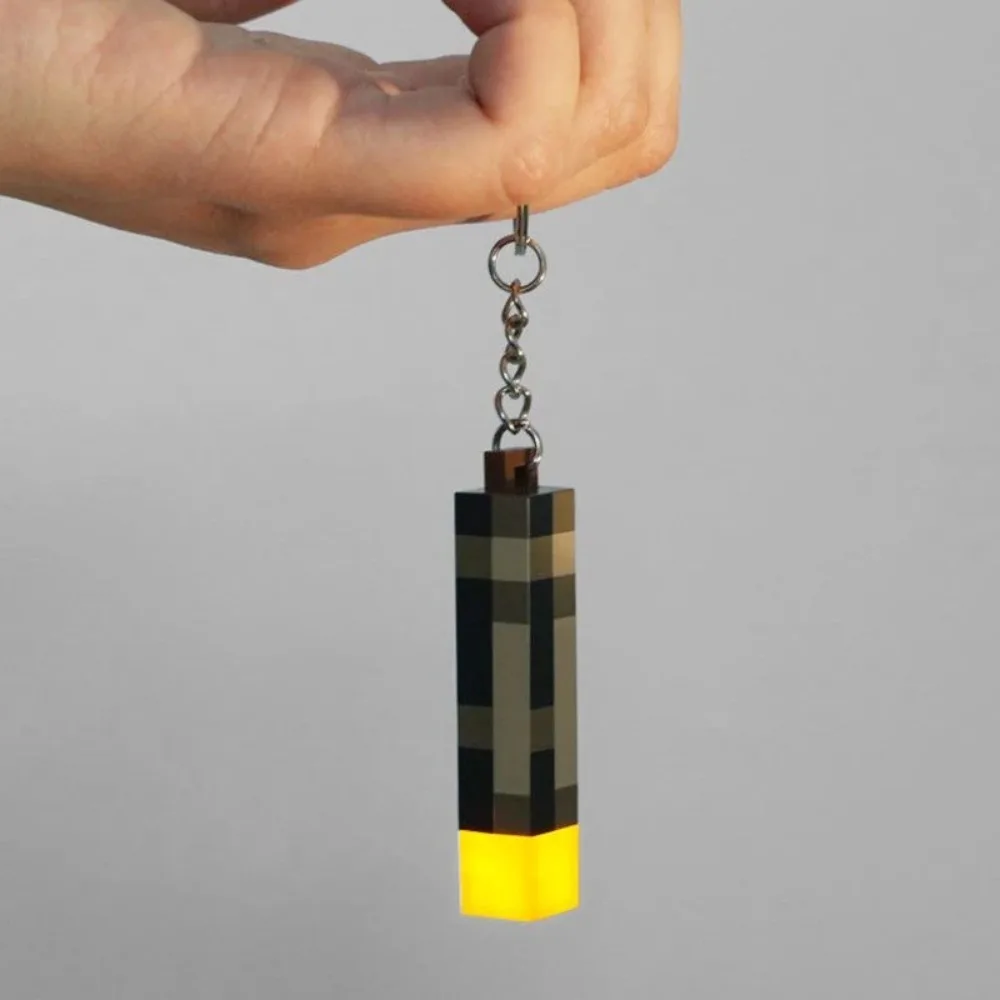 Mini Rechargeable Flashlight Keychain bag pendant party photo props halloween decoration props