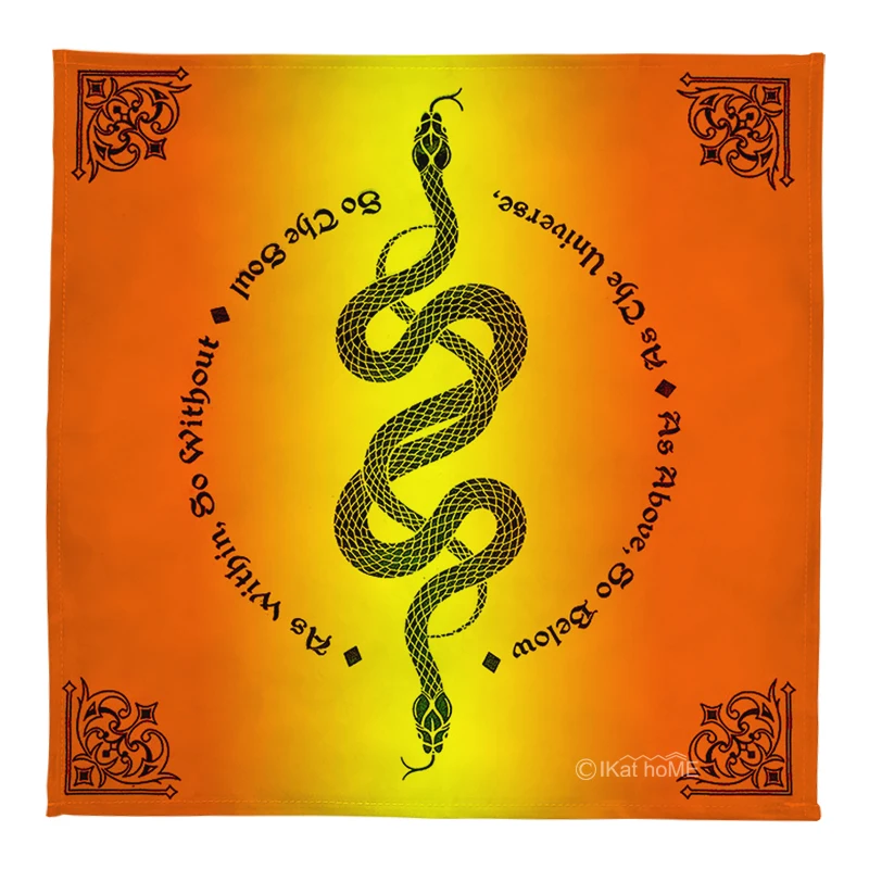 La Strega Ombra Indian Consigners Tovaglia Lunga Per Altare, Stregoneria, Fasi Lunari, Tripla Luna, Per Uso Spirituale Tarocchi Delle Streghe - Foto 6