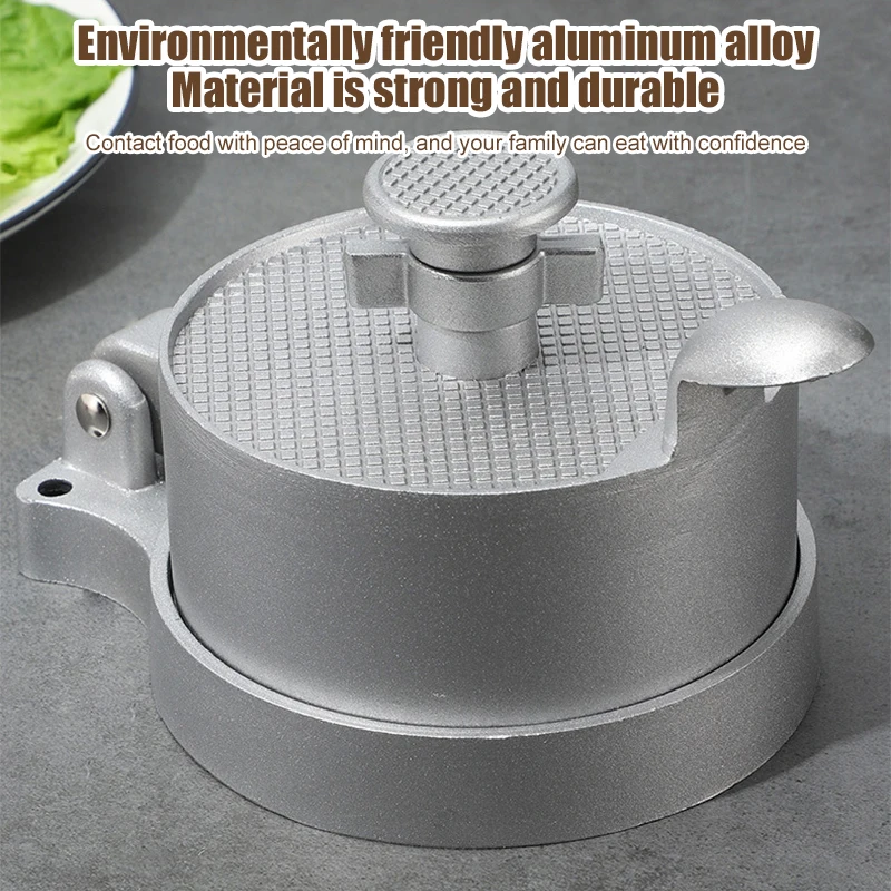 Aluminum Alloy Kitchen Hamburger Meat Press Tool Burger patty maker beef patty Makers Mold Hamburger Press Burger Maker tools