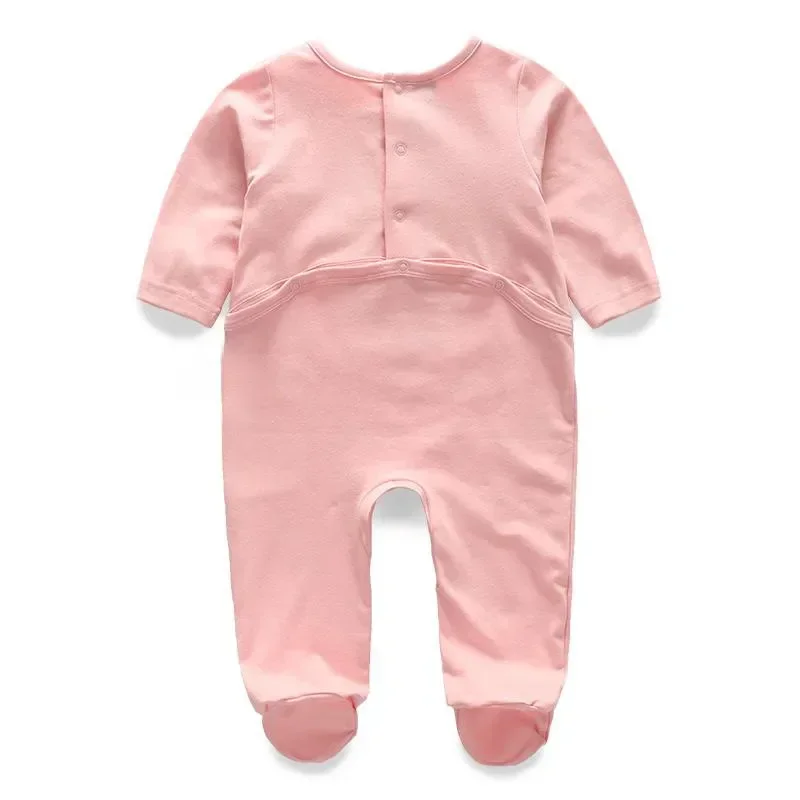 Baby Clothes Spring Autumn Baby Boy and Girl Romper Short Sleeve Cotton Infant Jumpsuit Cartoon Printed