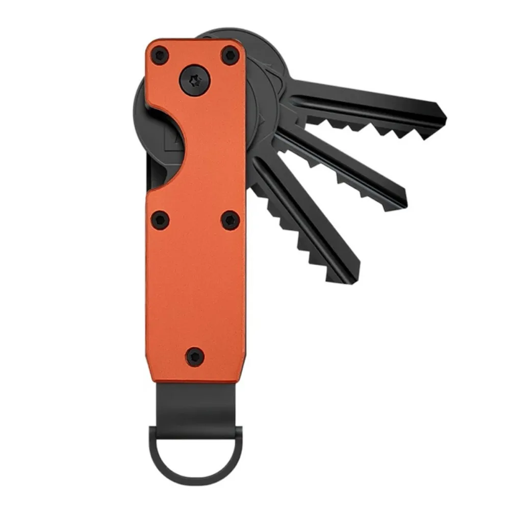 Keypack Organizer portachiavi in carbonio | incl. Multi Tool | fino a 16 chiavi | portachiavi | custodia portachiavi | portachiavi, Nero , Für 1-16 Schlüssel