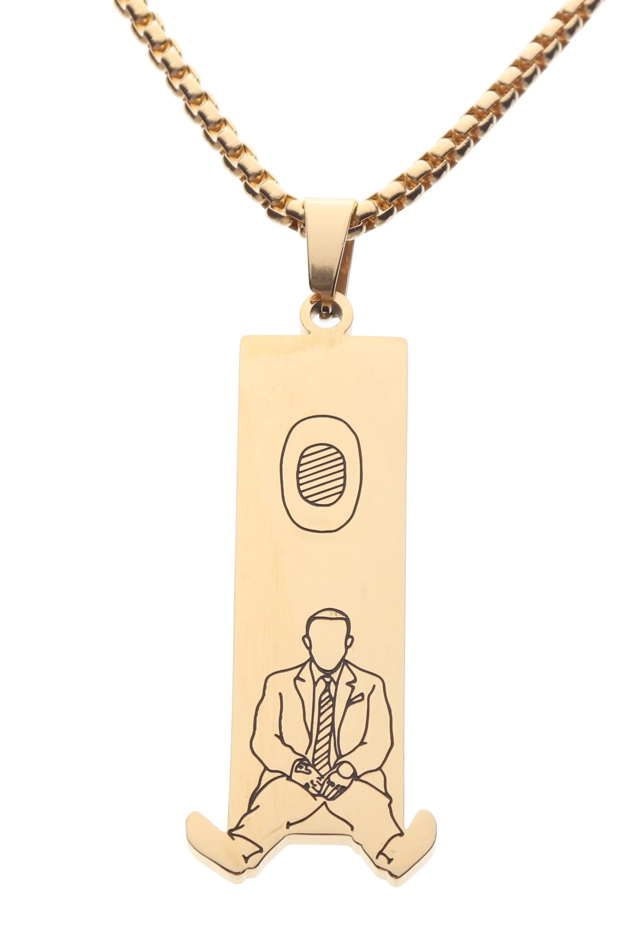 

European And American Hip-Hop Rapper Couple Pendant Necklace Street Fashion Charm Jewelry