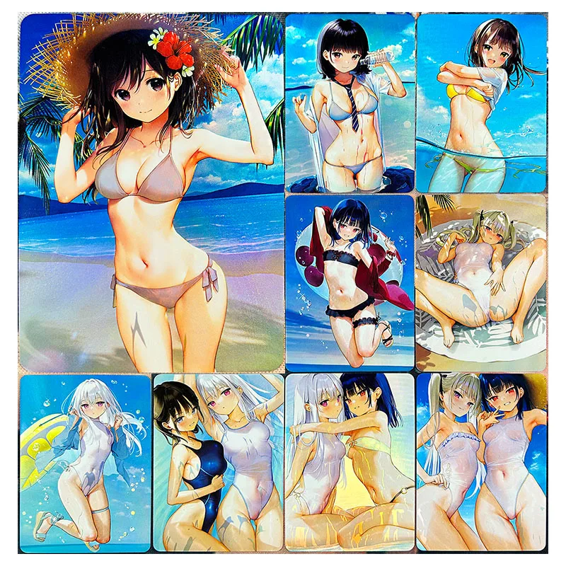 

Аниме история богини Сделай Сам ACG сексуальный купальник карты Tsuyuri Kanao Игрушки для мальчиков игра коллекционные карты подарок на Рождество, день рождения