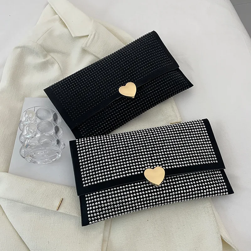 Rhinone Diamond Clutch Bags Fashion Women Day Clutches Female Portable Small Handbag Brand design Envelope Bag Purse Feminina