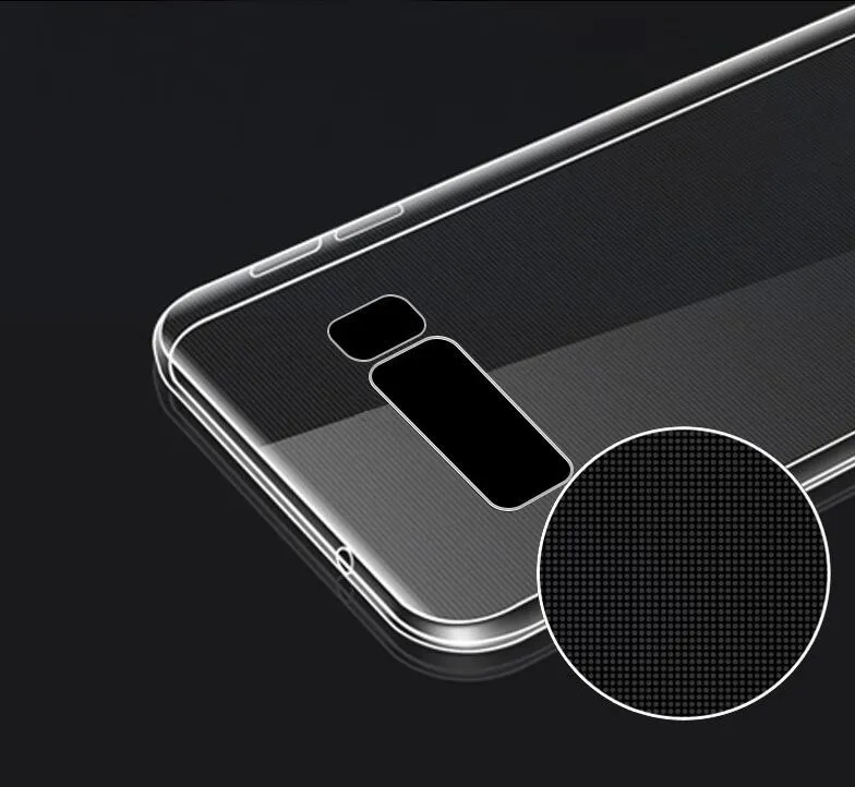 Silicone Soft Transparent TPU Gel Back Cover Clear Case