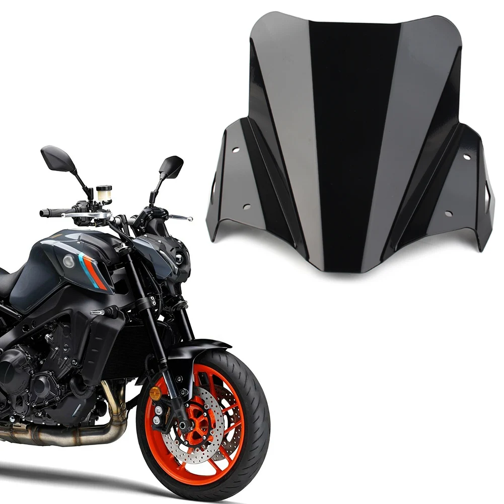 

Мотоциклетный алюминиевый ветровой экран ветрового стекла для Yamaha MT-09 MT09 2021 + черный