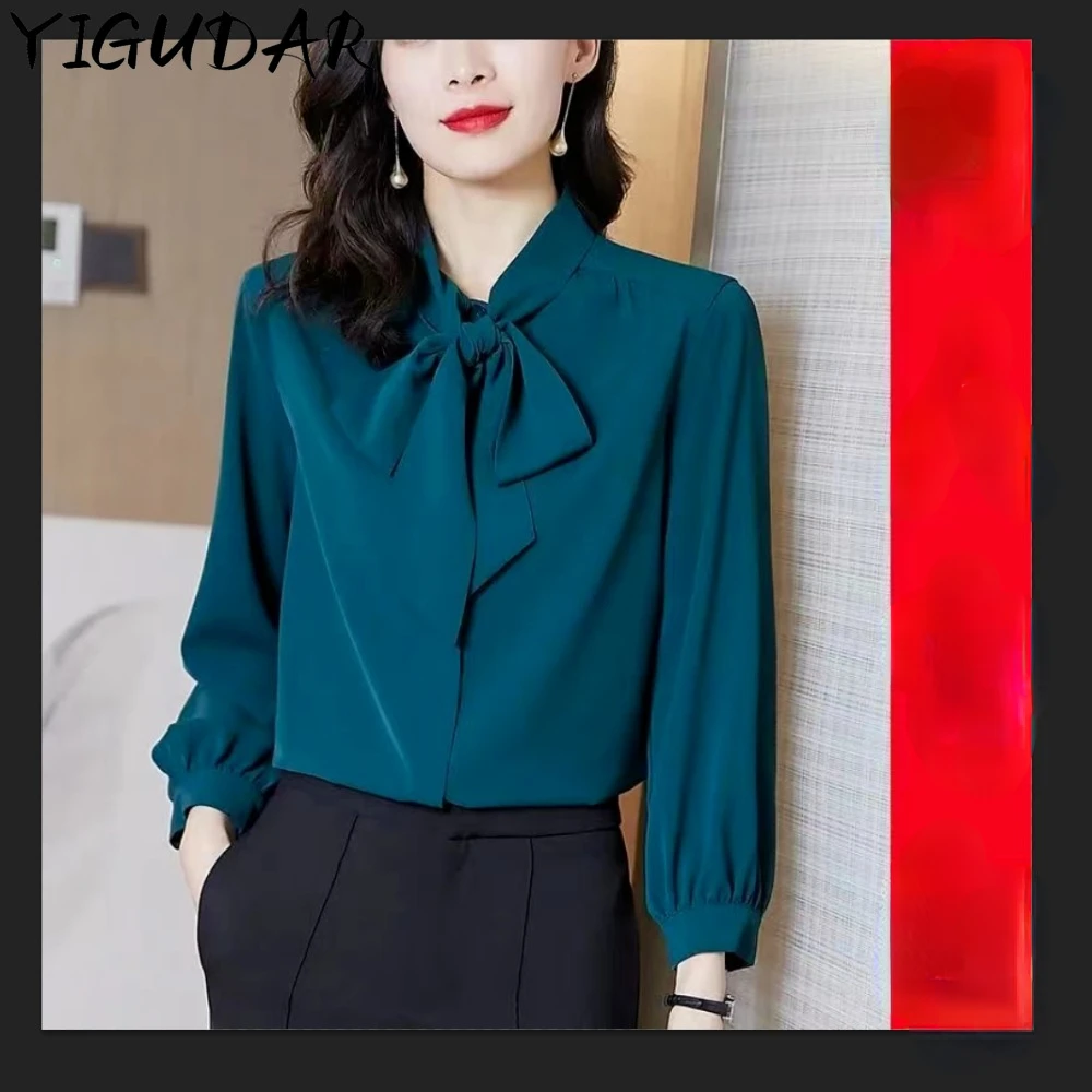Solid Color Temperament Blouse