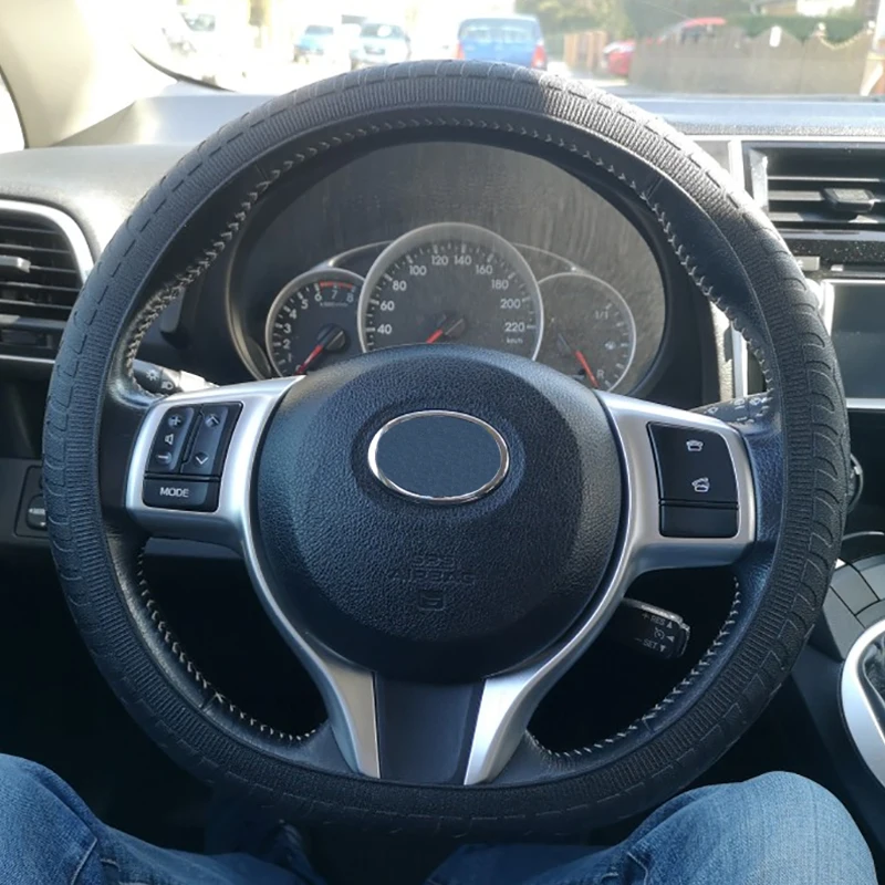 자동차 실리콘 스티어링 휠 커버, 도요타 아발론 시에나 코롤라 RAV4 하이랜더 벤자 C-HR 세쿼이아 캠리 프리우스 툰드..