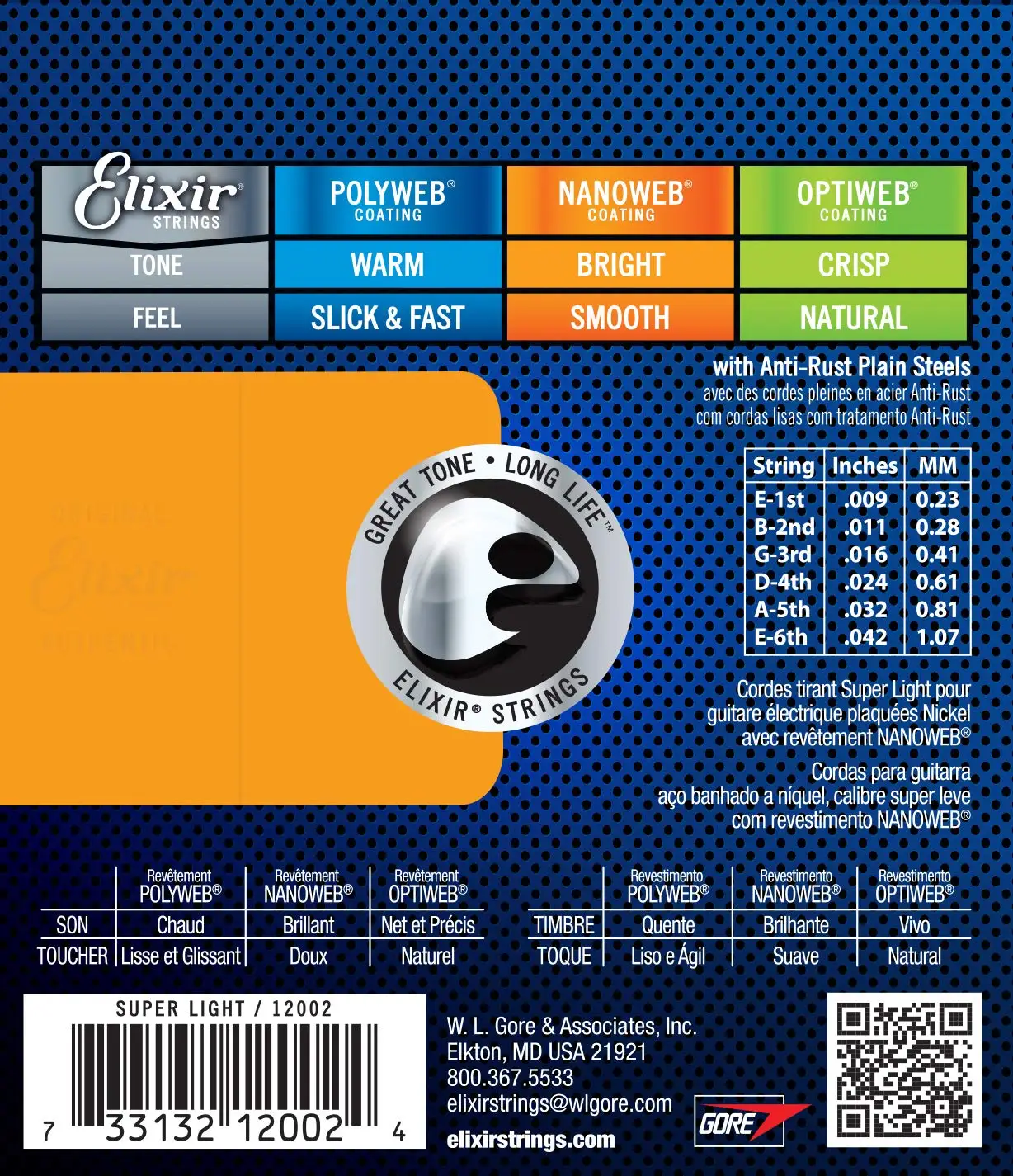 Elixir   ϷƮ Ÿ , ʰ淮 (.009-.042) - 12002