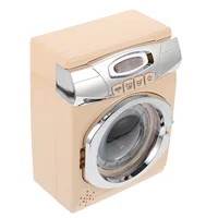 Oven Ornaments Children Toy Plaything Miniature Laundry Educational Khaki Kids Simulation Washing Machine 1