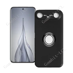 Tecno Pova Slim 5G KM9 Ring Holder TPU Soft Phone Case Cover for Tecno Pova Slim 5G (Ring Case Black)