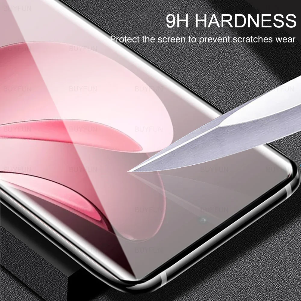 Premium 6-in-1 Tempered Glass Screen & Camera Protector with Curved Glass Cover