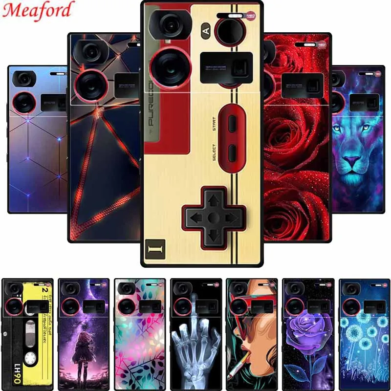 Per Zte Nubia Z60 Ultra Custodia Per Telefono Custodia Morbida In Silicone Nero Per Zte Nubia Z60 Ultra Case Z 60 Ultra 6.8 "Coque Funda