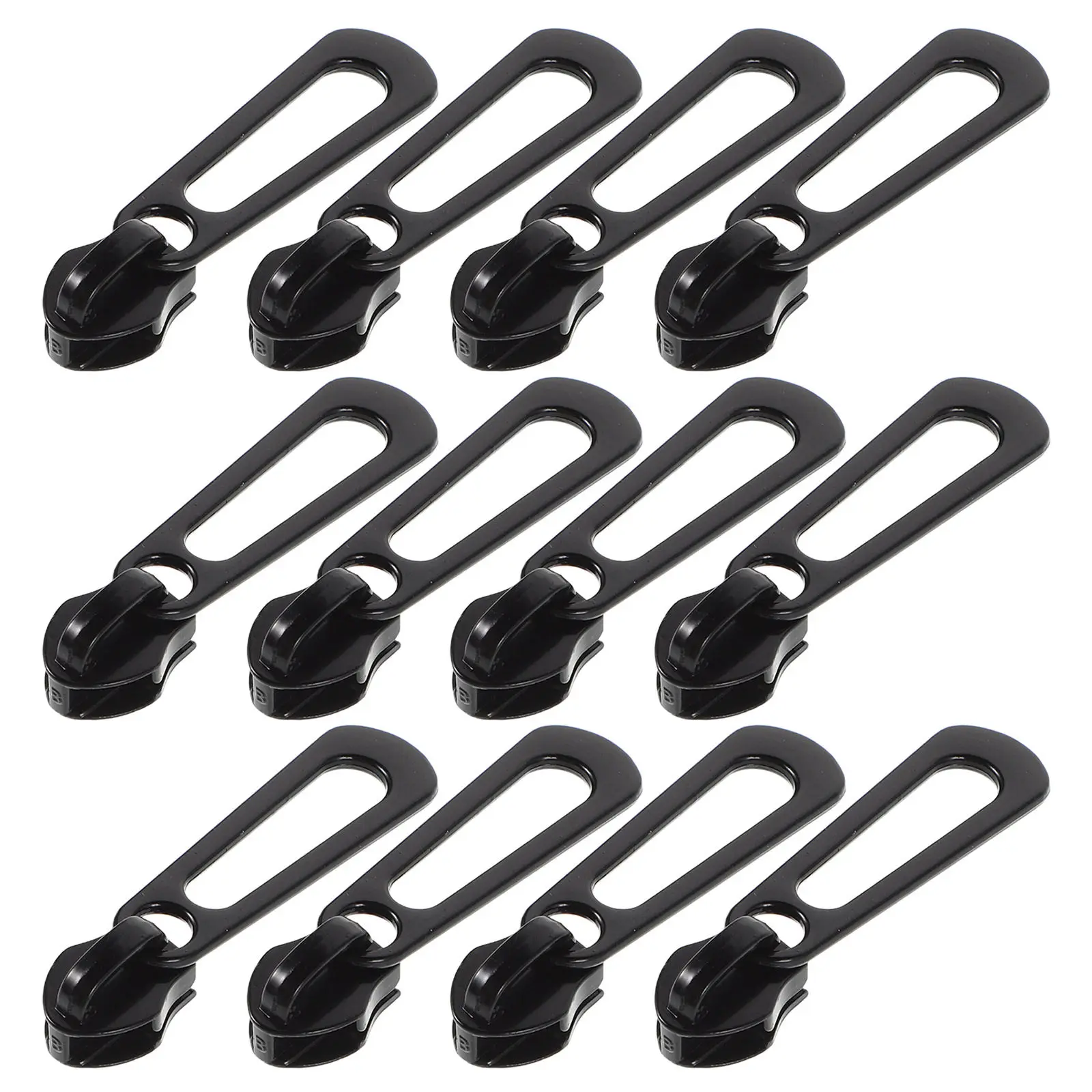 40Pcs 범용 DIY 금속 지퍼 수리 키트 티타늄 합금 지퍼 슬라이더 의류 가방 재킷에 대한 퇴색 방지 부드러운 작동