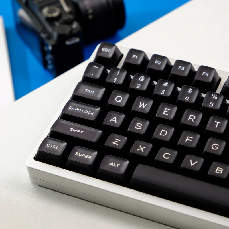 Echome-black Jade Tema Keycap Pbt Dye Subbed Simples Cap Teclado Translúcido Cap SA Perfil Key para Teclado Mecânico - Imagem 6