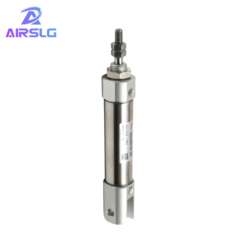 더블 클레비스 미니 공압 실린더, 더블 액팅 싱글 로드 에어 실린더, AIRHKC, CJ2D, CJ2D10, CJ2D16 스트로크, 핀 포함, 5 200mm