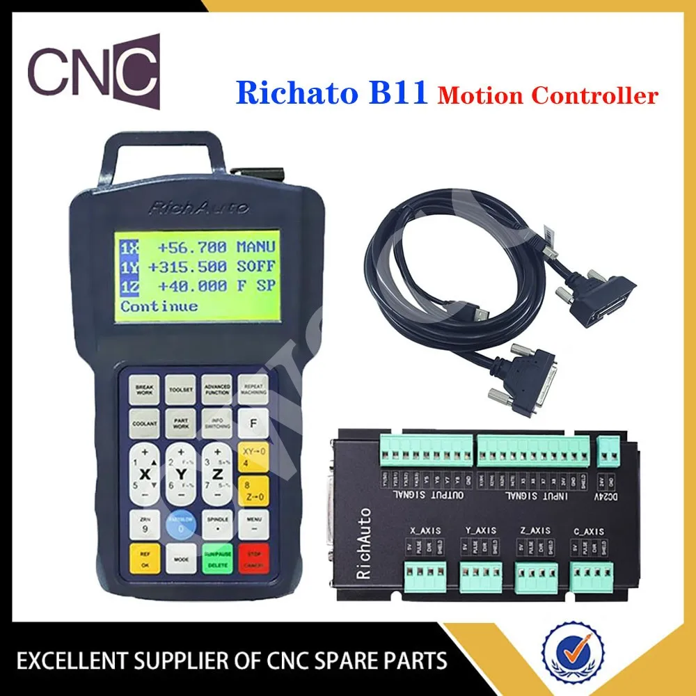 

Richato B11 offline CNC machine handle three-axis motion DSP control system engraving machine controller supports standard G cod