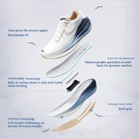 Xtep QINGYUN Running Shoes for Men 2025 Spring Lightweight Cushioned Wear-Resistant Training Professional Sneaker 975119110053 2