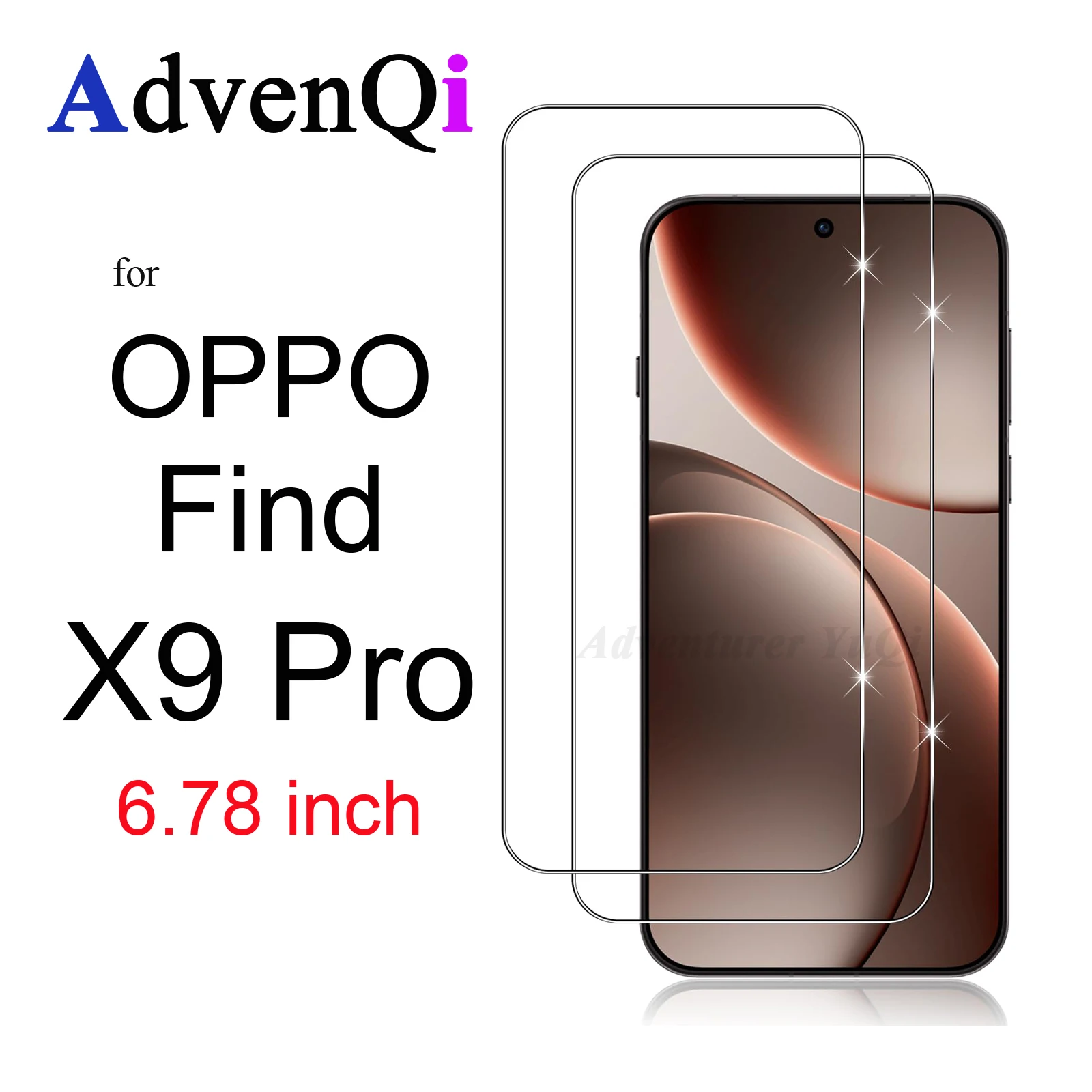Premium Tempered Glass Screen Protector - 6.78 HD Transparent Clear Anti-Scratch, Case Friendly