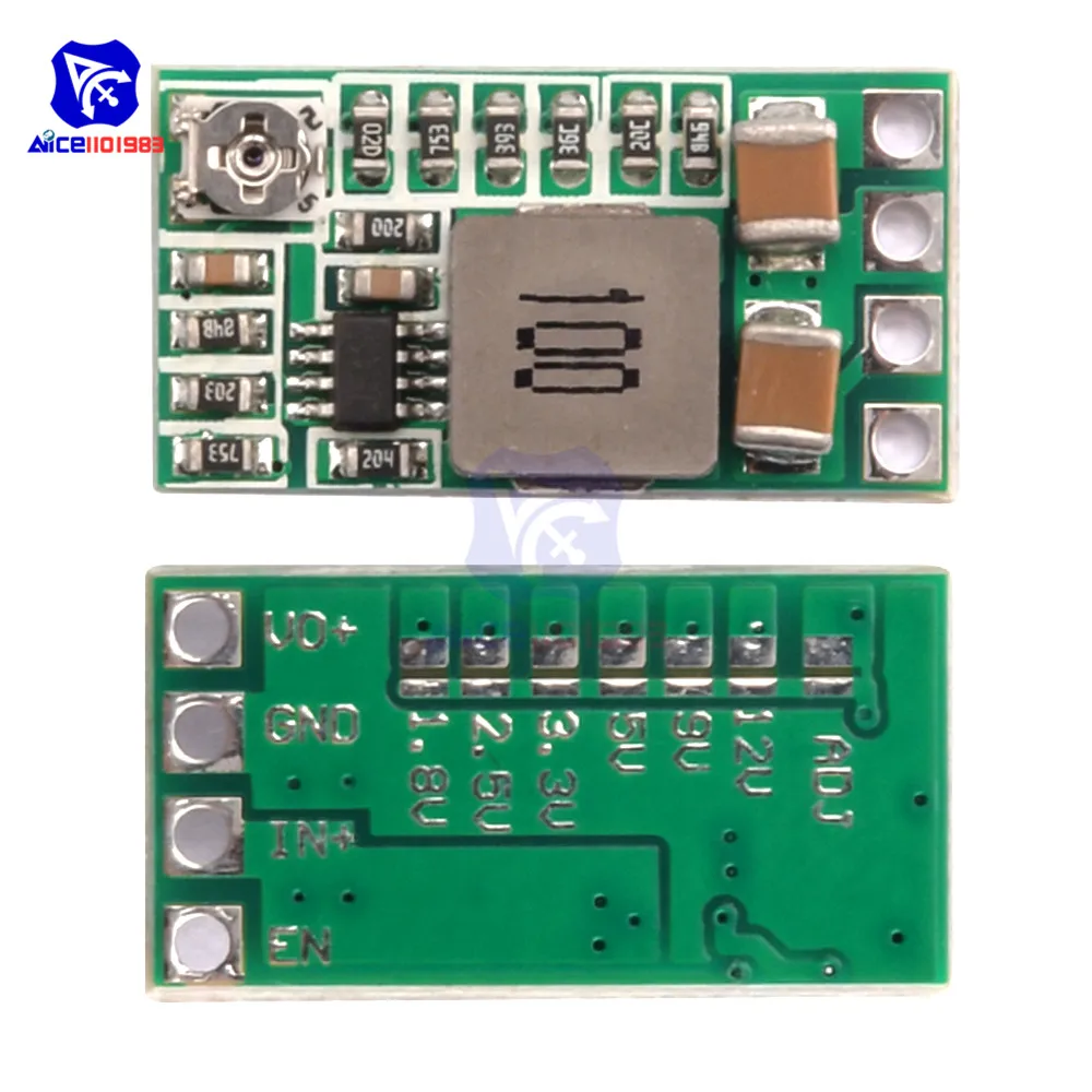 1/5pcs Mini-DC-DC 12-24V bis 5V 3a Abwärts strom versorgungs modul