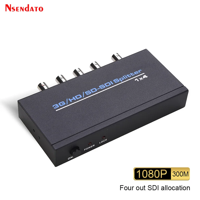 3 Port SDI distributor SDI Splitter 1x2, Unterstüt... - Viceal